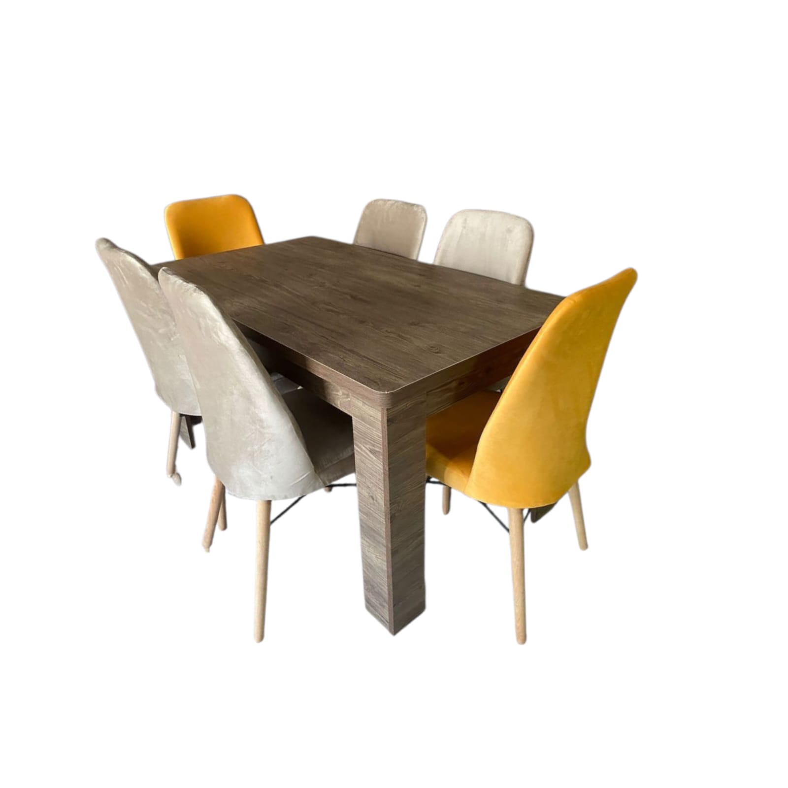 طاولة الطعام عصرية مع 6 كراسي