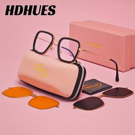 نظارات كليبس 3 في 1 ضد الأشعة الزرقاء و أشعة الشمس و السياقة الليلة