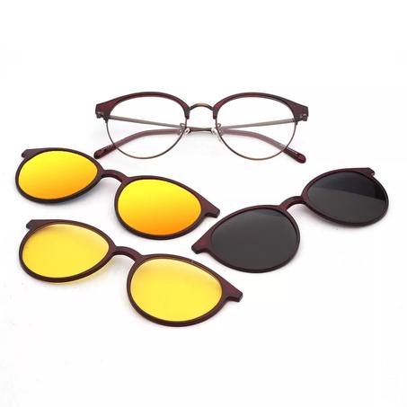 Monture pour lunette a clips 2 en 1