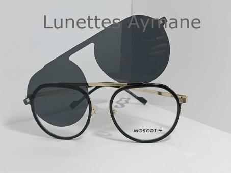 Monture pour lunette a clips 2 en 1 de la marque moscot