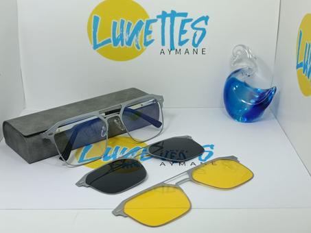 نظارات كليبس 3 في 1 ضد الأشعة الزرقاء و أشعة الشمس و السياقة الليلة للرجال و النساء