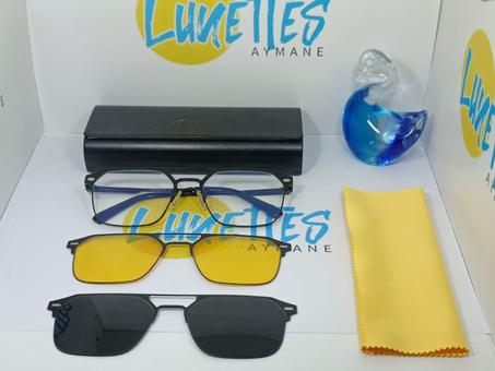 نظارات كليبس 3 في 1 ضد الأشعة الزرقاء و أشعة الشمس و السياقة الليلة للرجال و النساء