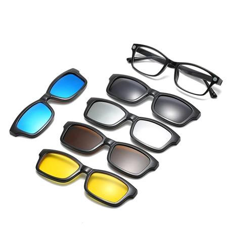 Monture pour lunette a clips 5 en 1
