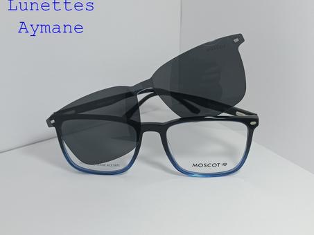Monture pour lunette a clips 2 en 1 de la marque moscot