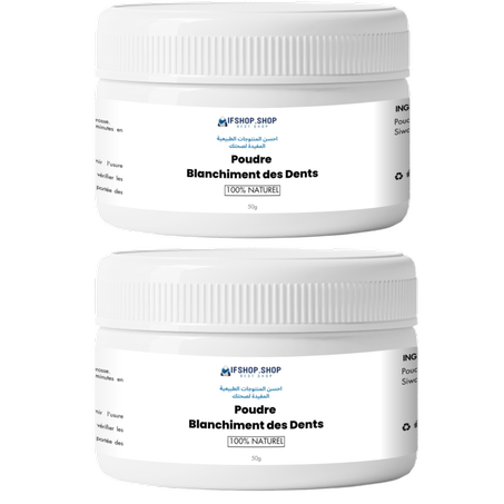 poudre-dents 2 boite