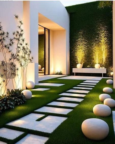 المنزل والحديقة