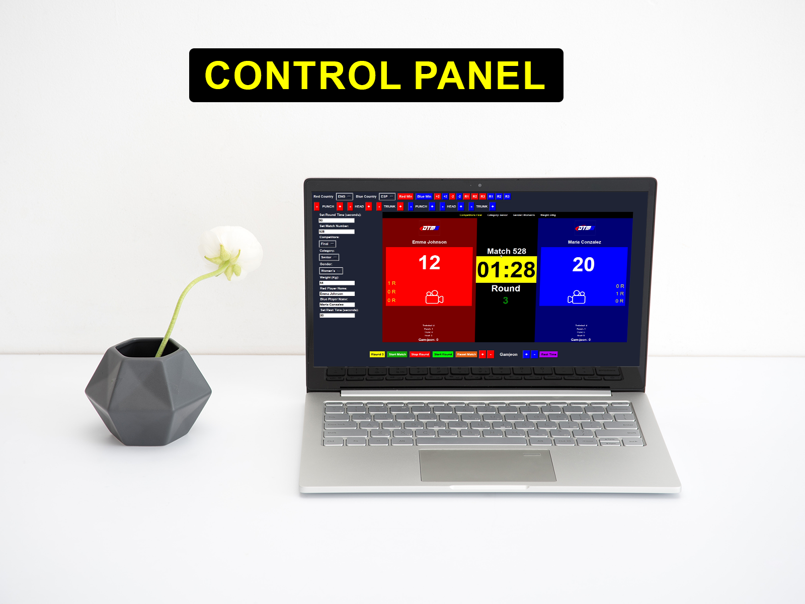 Taekwondo Scoring System by (DTMS) 🥋🔥