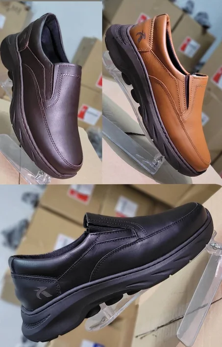 Chaussures Skechers en Cuir Souple