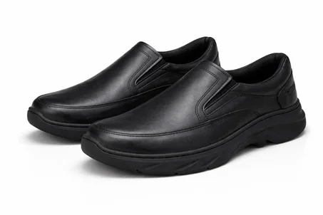 Chaussures Skechers en Cuir Souple