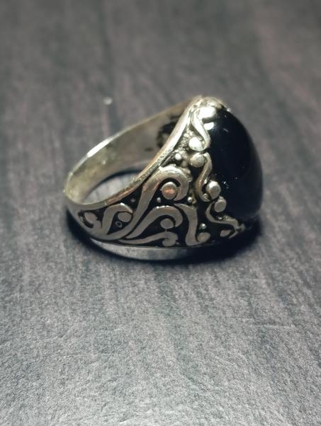 خاتم رجالي فضة عيار 925 مقاس 61