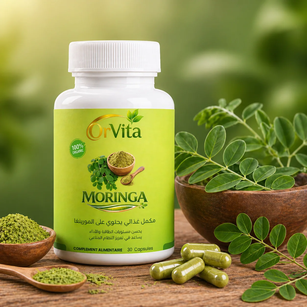 OrVita Moringa – مكمل غذائي طبيعي لتعزيز الصحة والطاقة