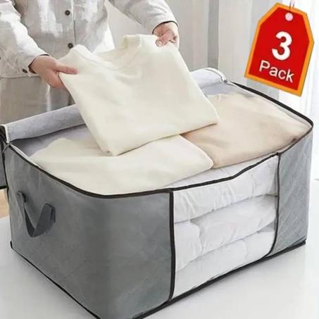 عرض 3 أكياس تخزين بقياس (50×40×40 سم)