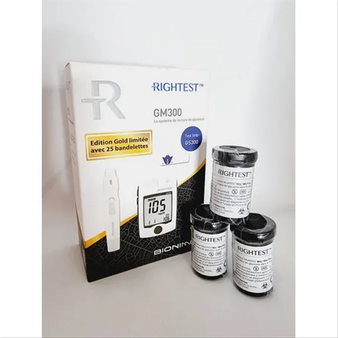 جهاز قياس السكر مع 35 شريطًا   Bionime GM300