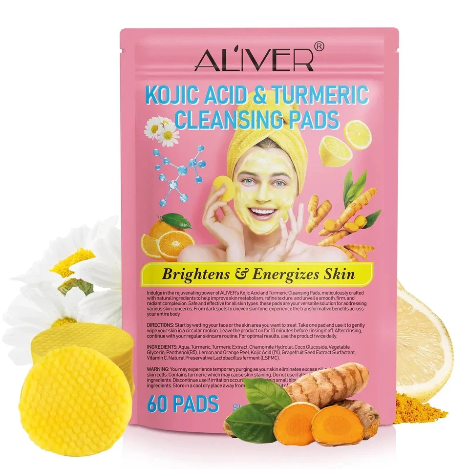 ضمادات حمض الكوجيك و الكركم