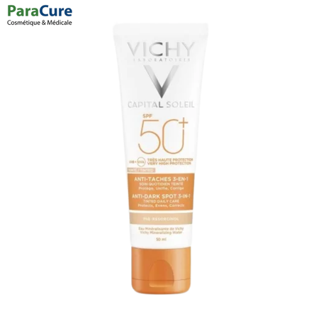 Vichy Capital Soleil CRÈME ANTI-TACHES TEINTÉ 3 EN 1 SPF 50+
