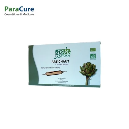 GPH DIFFUSION ARTICHAUT BIO 20 AMPOULES DE 15 ML