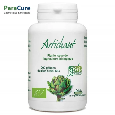 GPH DIFFUSION ARTICHAUT BIO - 200 GÉLULES VÉGÉTALE