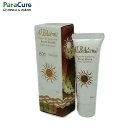 Albaderme Ecran solaire minéral teinté claire spf50+à la figue de barbarie (50ml)