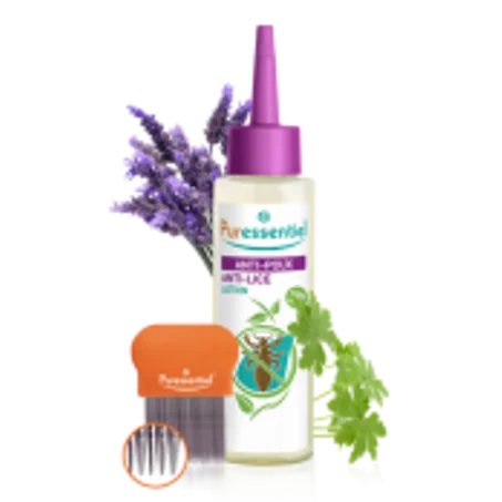PURESSENTIEL ANTI POUX LOTION + PEIGNE TRAITEMENT 10MIN FL 100ML