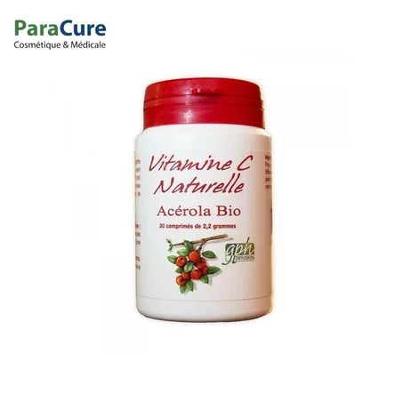 GPH DIFFUSION ACEROLA BIO(VITAMINE C NATURE) 1000 MG - 30 COMPRIMÉS