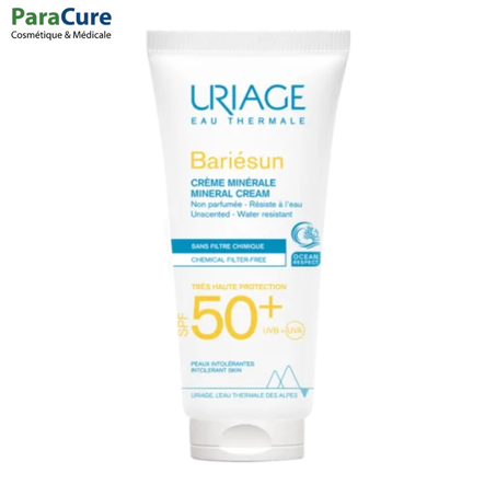 URIAGE BARIESUN CREME MINERALE peaux allergique SPF50+ 50 ML