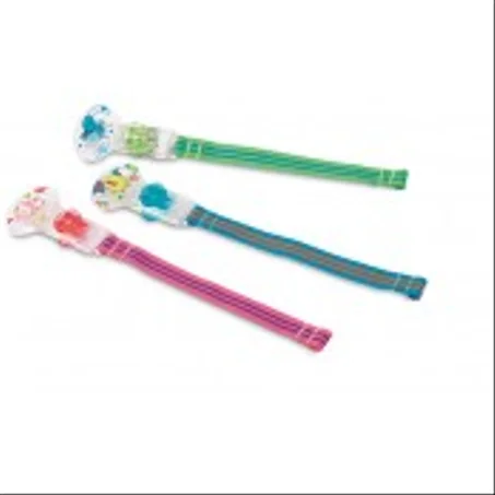 NÛBY Attache-sucette velcro pour sucette a anneaux Ref : ID5799