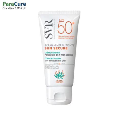 SVR SUN SECURE ÉCRAN MINÉRAL TEINTÉ SPF50+ CRÈME PEAUX SÉCHES 50ML