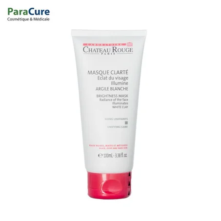 CHATEAU ROUGE MASQUE CLARTE à l’argile blanche 100ml Marque : CHATEAU ROUGE