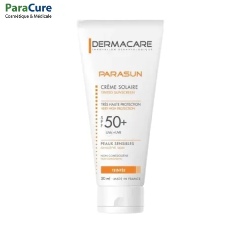 DERMACARE PARASUN Crème Solaire SPF 50+ Teintée 50 ml