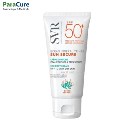 SVR 50+ SUN SECURE ÉCRAN MINÉRAL TEINTÉ 50ml Peaux Intolérantes normales a mixtes