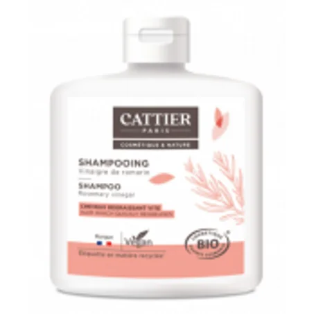 Cattier SHAMPOOING VINAIGRE / ROMARIN Cheveux regraissant vite 250ml