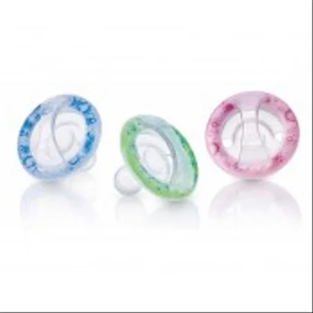 NÛBY Sucette natural Flex Cerise Surmoulé 100% Silicone 0-6m Réf: ID5757SACS8