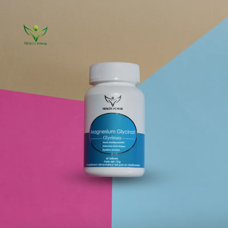 Magnésium Glycinate HealthPower 375 mg | 60 Gélules