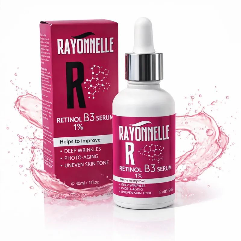 4 Sérums Visage Rayonnelle ;Vitamine C, Vitamine E, Rétinol & Acide Hyaluronique