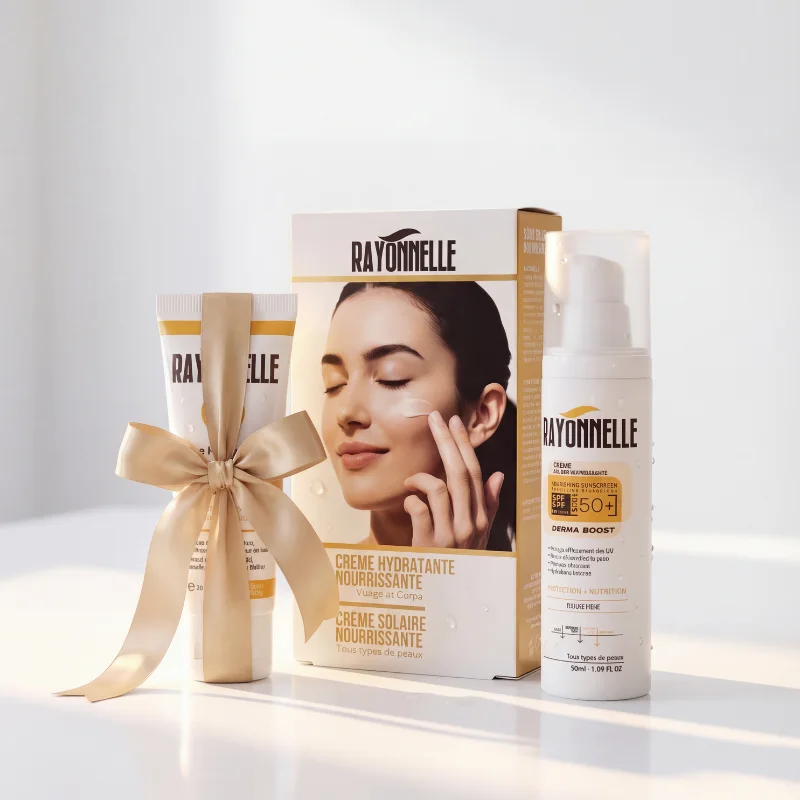 Pack Nourrissant -ecran solaire a l acide hyaluronique et creme hydratante de nuit