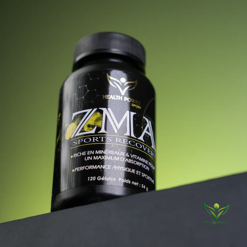 ZMA HealthPower | Magnésium, Zinc & Vitamine B6 – 120 Gélules