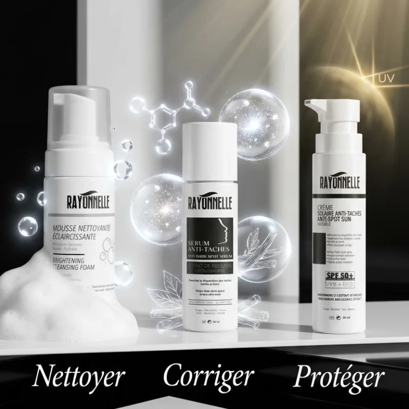 Routine anti-taches pigmentaires pour visage et corps