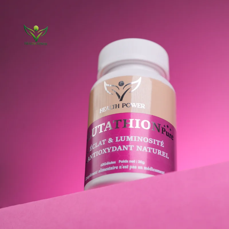 Glutathion Pure HealthPower 500 mg | taches pigmentaires et  antioxydant naturel