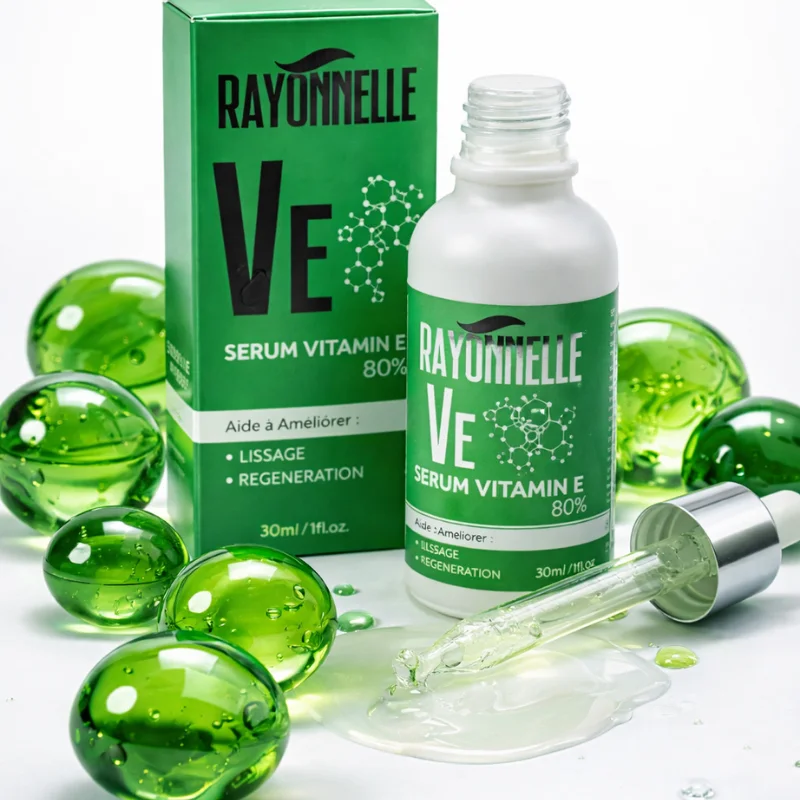 4 Sérums Visage Rayonnelle ;Vitamine C, Vitamine E, Rétinol & Acide Hyaluronique
