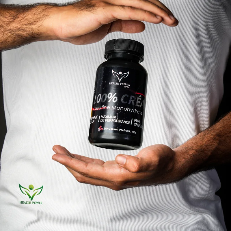 Créatine Monohydrate HealthPower 500 mg | 240 Gélules