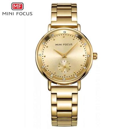 MINI FOCUS – montre-bracelet en or Rose pour femmes, à Quartz, marque de luxe, pour filles