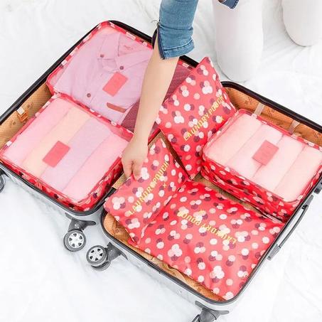منضمة حقيبة السفر مكونة من 7قطع