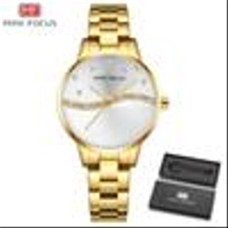 Royal عارضة الكوارتز المرأة الساعات الأعلى الفولاذ المقاوم للصدأ حزام الماس أنيقة الأعمال السيدات المعصم