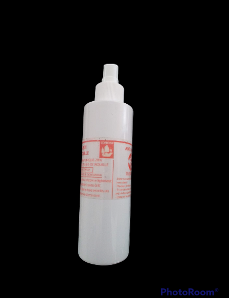 ANTI ROUILLE الحال الفعال لإزالة الصدأ من الملابس