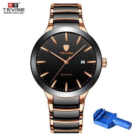 ساعة يد رجالية ميكانيكية ، إكسسوار فاخر ، بسيط ، أوتوماتيكي ، مع التاريخ ، مقاومة للماء ، أفضل العلامات التجارية