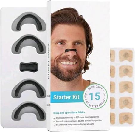 كيعوّن يفتح ليك مناخيرك مزيان، باش تنعس مرتاح بلا شخير 😴، و حتى فالرياضة كتقدّر تتنفّس حسن   هاد