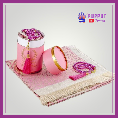 سجادة و سبحة خفيفة و سهلة الحمل