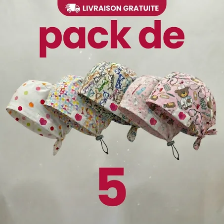 médicalot — Pack de 5 calots