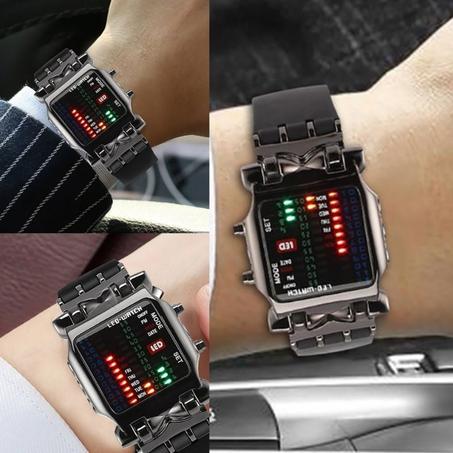 montre LED futuriste