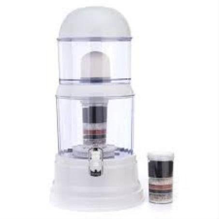 Eco Filtre à Eau Potable - 16 L Distributeur à Eau Filtré Cartouche Amovible Purificateur d’eau - Blanc